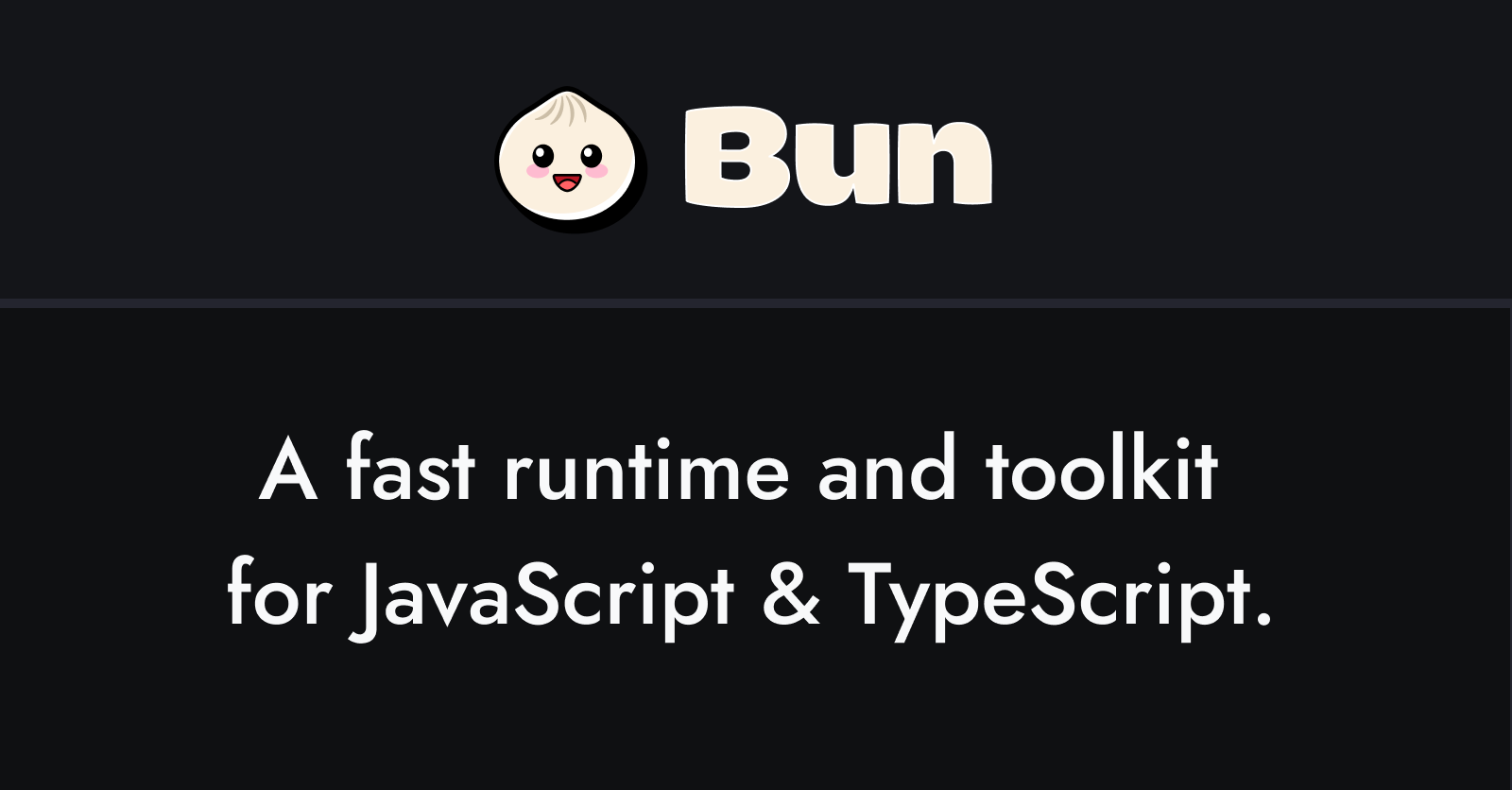 Bun — A fast all-in-one JavaScript runtime